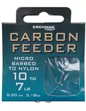 Drennan Carbon Feeder Hook To Nylon