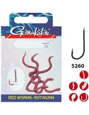 Gamakatsu BKS-5260R Red Worm Hooklength