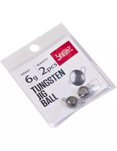 Lucky John Tungsten Jig Ball Black Nickel